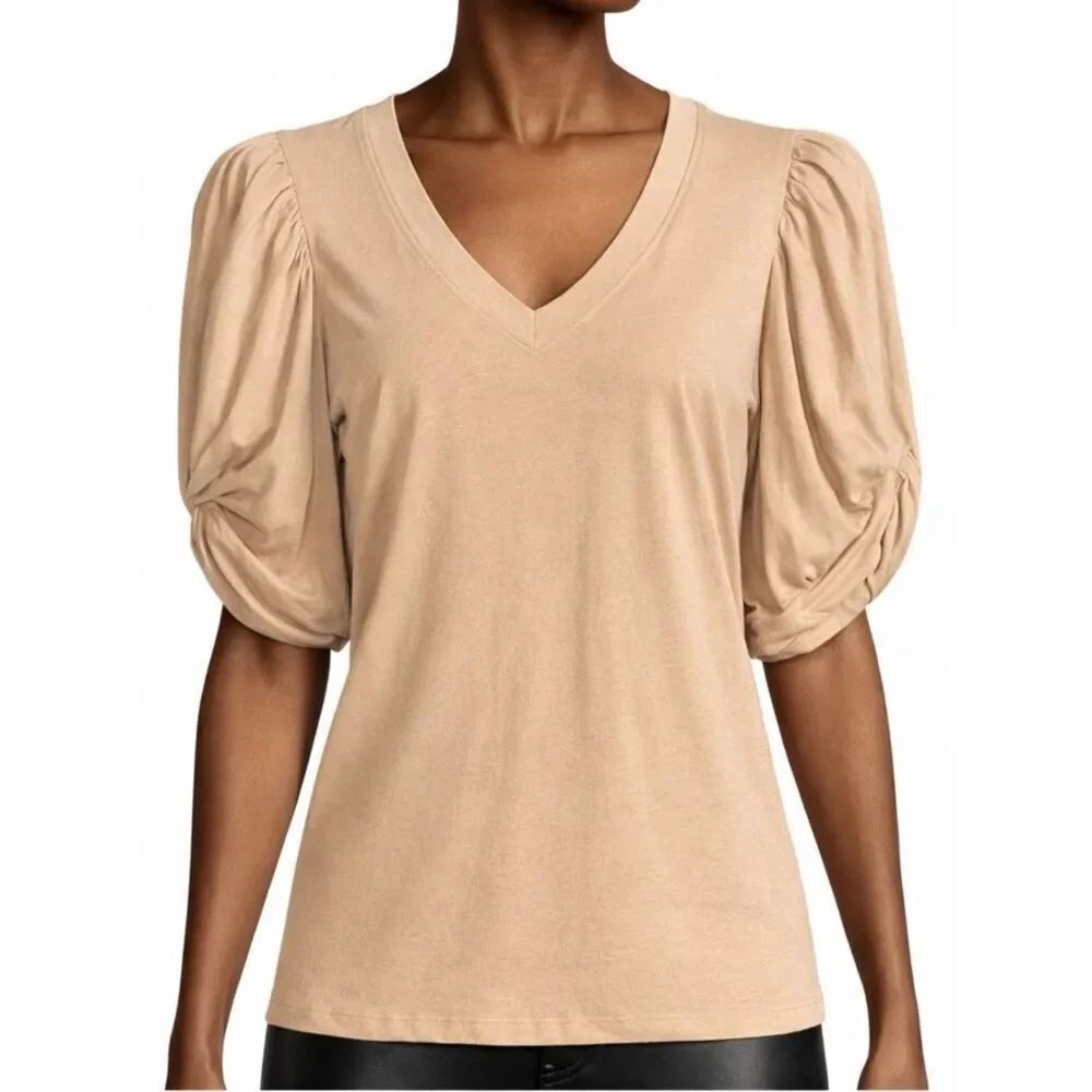 7 For All Mankind Puff Sleeve T-Shirt